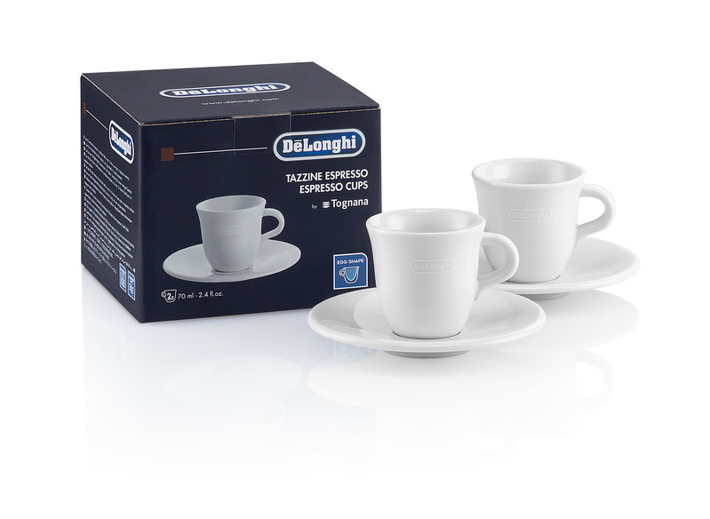 Cești de porțelan DeLonghi pentru Espresso Cești de porțelan DeLonghi pentru Espresso