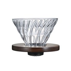 Hario - Dripper din Sticlă V60 02 Nuc