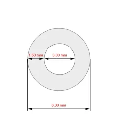 Hadica silikónová 3x1,5x150 mm pre kávovary Jura