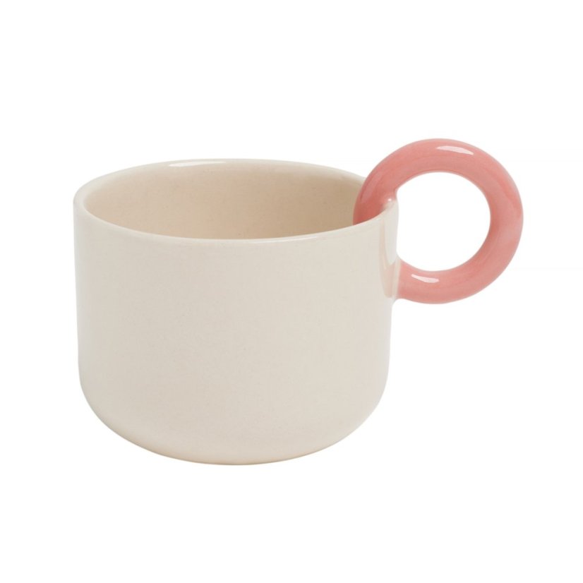 Ceramics 36 365 — keramický šálek 200 ml, růžové ouško