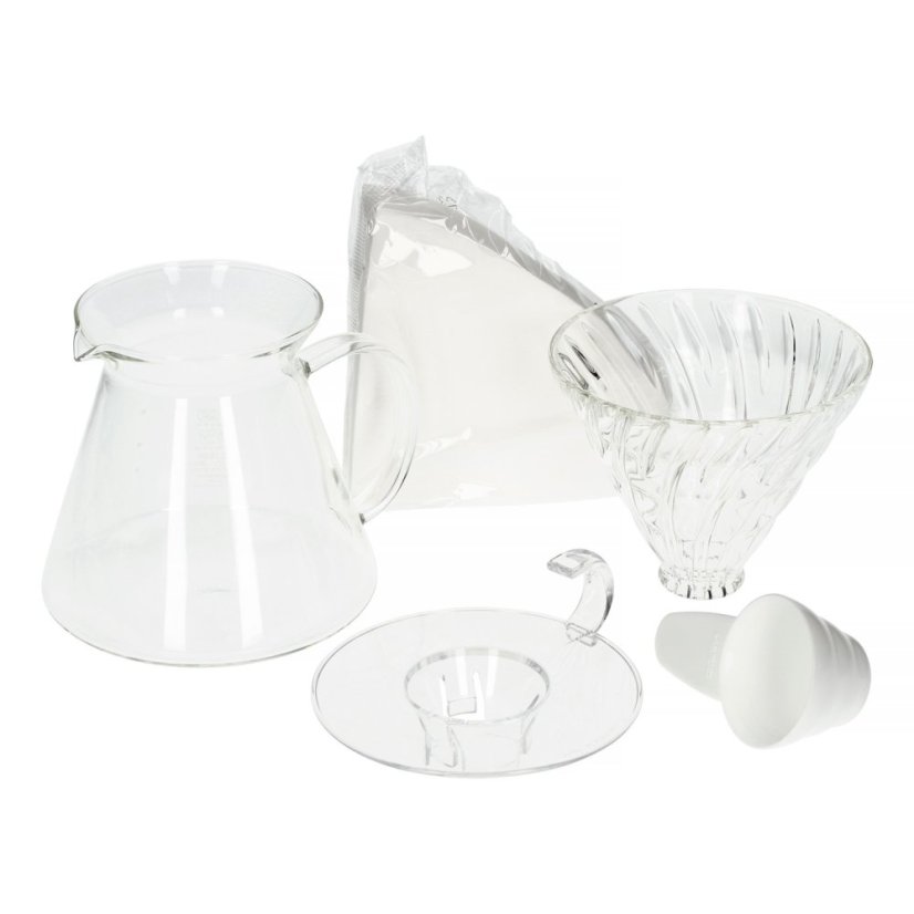 Hario - V60 Glas-Aufgussset