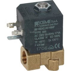 Elektromagnetický ventil ceme 2-cestný 14 230v
