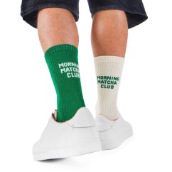 Many Mornings - Matcha Club Socks 43-46