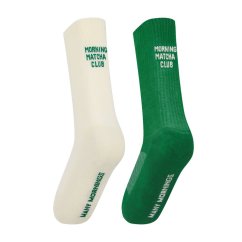 Many Mornings - Matcha Club Socks 43-46