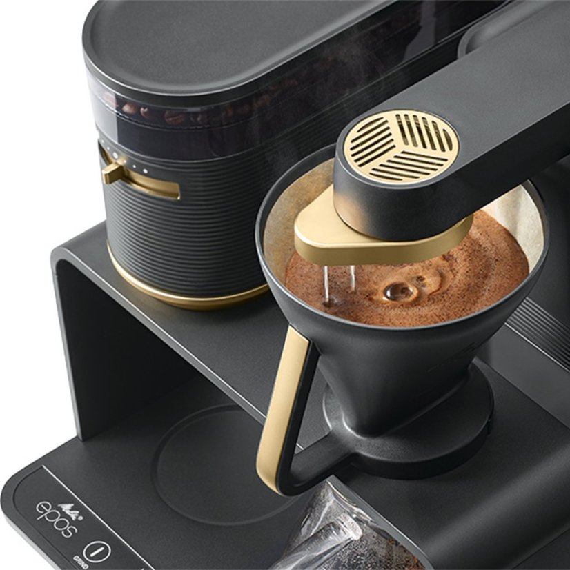 Melitta - EPOS Black-Gold - Filterkaffeemaschine mit integriertem Mahlwerk