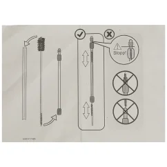 Cleaning brush for Bosch Vero coffee machines