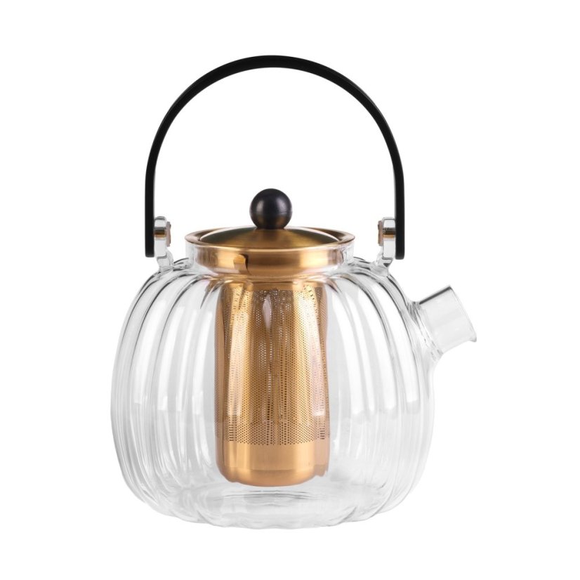 Vialli Design - Konvica na čaj VOLARE 1000 ml zlato