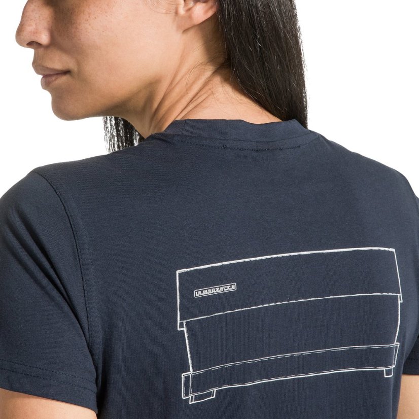 La Marzocco - Klassisches Damen-T-Shirt Größe M – Navy