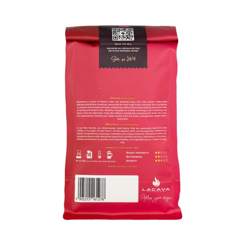 LaCava Juicy BRU – káva na filter 350 g