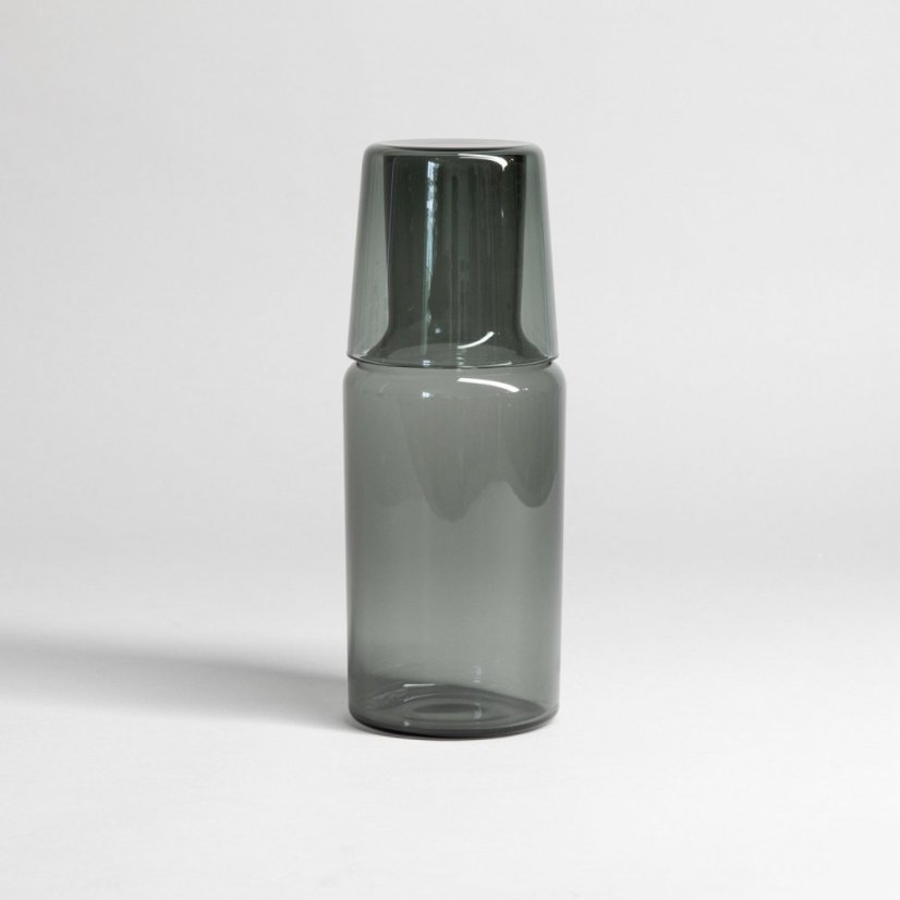 Hario - Colors Nachtkaraffe und Glas Grau