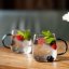 Vialli Design - Set de 2 tasses Bolla avec anse grise 400 ml