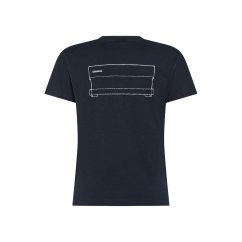 La Marzocco - Klassisches Damen-T-Shirt Größe L – Navy