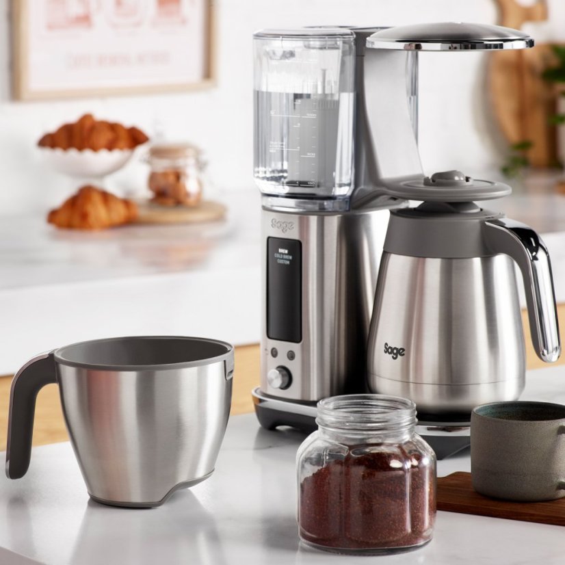 Sage - the Luxe Brewer Thermal - Filterkaffeemaschine SDC465BSS - Silber