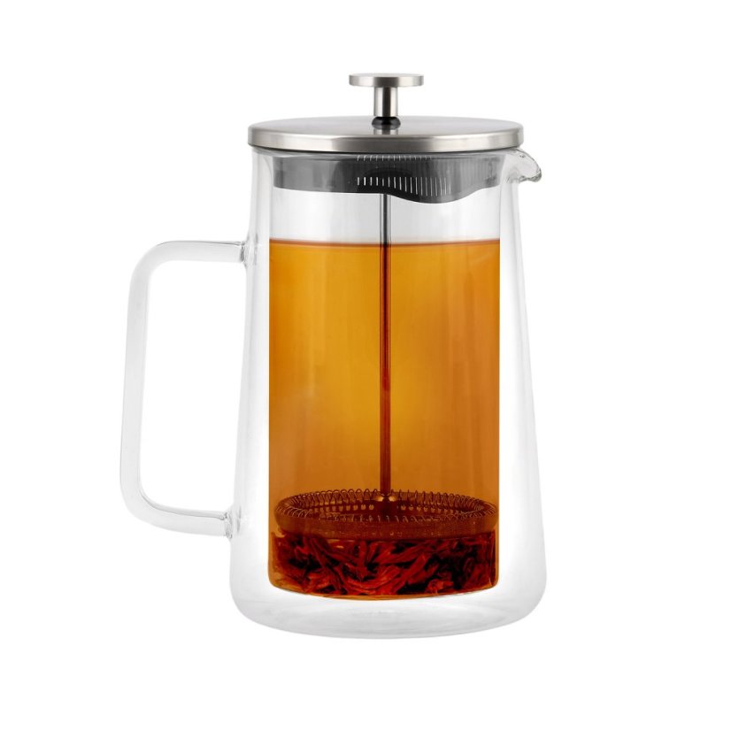 Vialli Design - Diva French Press Silber Matt 1 l