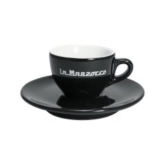 La Marzocco Strada — súprava 6 šálok a podšálok espresso, 65 ml, čierne
