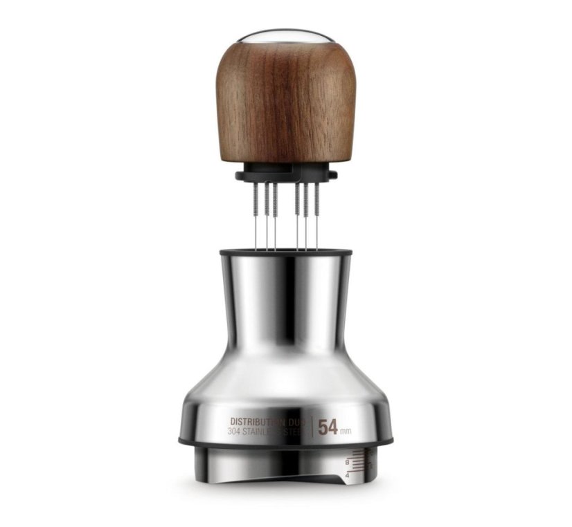 Sage the Distribution Duo tamper orechové drevo 54mm