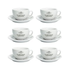 La Marzocco Latte – 6 šálok s podšálkami 300 ml – biele