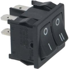 Dvojitý vypínač 1-pólový 10a 250v 04200056