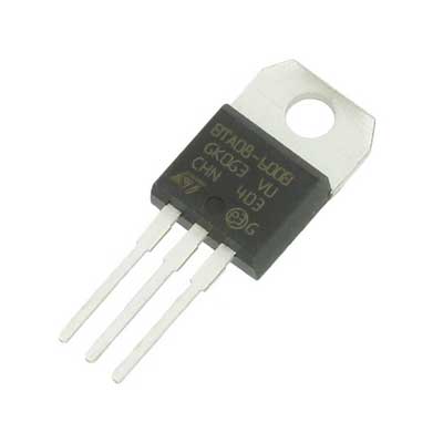 Triak BTB08 pre výkonovú elektroniku Jura