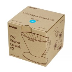 Hario V60-02 Dripper de Cerámica Azul