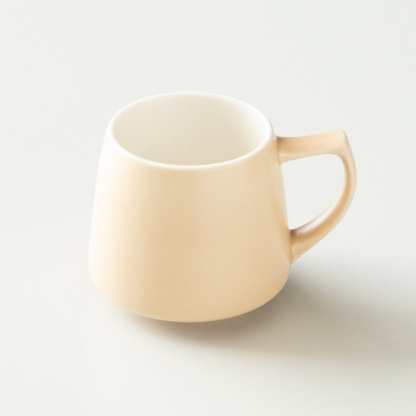 ORIGAMI Aroma — porcelánová šálka 200 ml, matná béžová