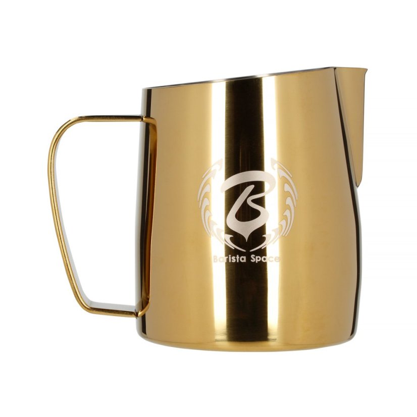 Barista Space – konvička na mléko 450 ml – 2.0 zlatá Barista Space – konvička na mléko 450 ml – 2.0 zlatá