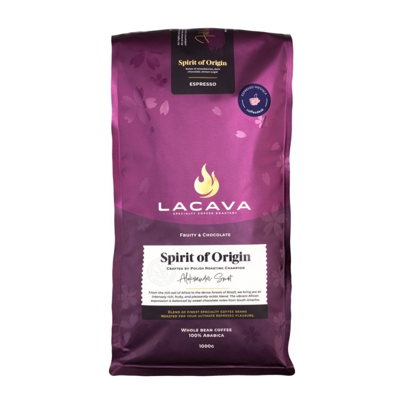 LaCava Spirit of Origin – zrnková káva na espresso 1 kg