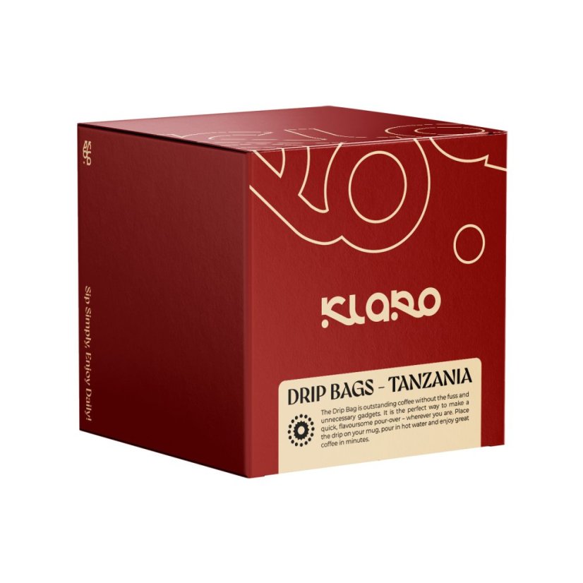 Klaro - Tansania Sambewe Drip Bag - 8 Beutel 11 g Klaro - Tansania Sambewe Drip Bag - 8 Beutel 11 g