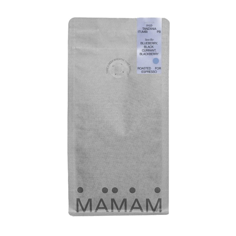 MAMAM - Tanzania Itumbi PB Washed Espresso 250 g MAMAM - Tanzania Itumbi PB Washed Espresso 250 g