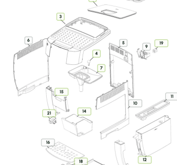 Coffee Machine Parts Diagrams: Find and Buy the Right Spare Part in One Click