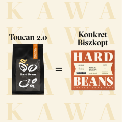 Hard Beans - KONKRET BISCUIT Espresso 1 kg