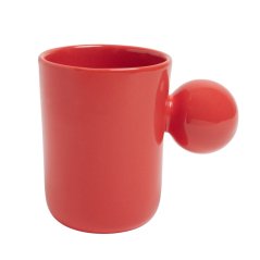 Ceramics 36 Arch — taza de cerámica 300 ml, roja