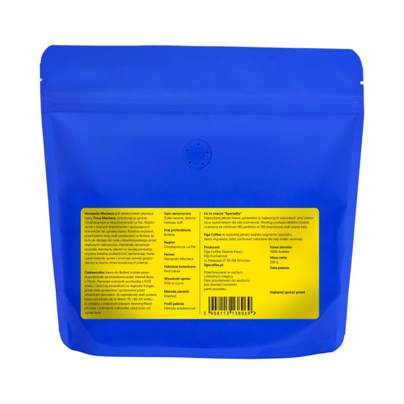 Figa Coffee - Bolivien Hernando Machaca gewaschen Filter 250 g