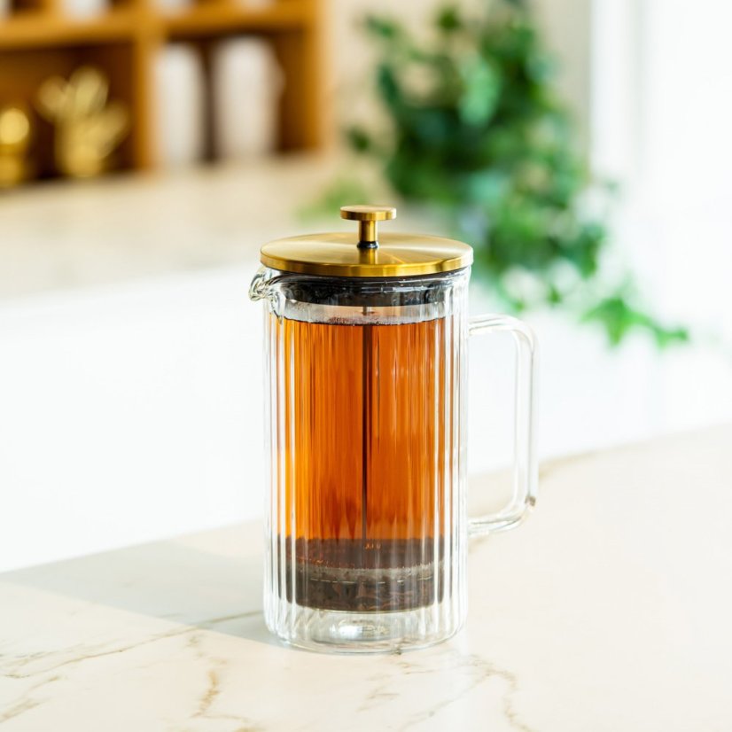 Vialli Design Tulip – French press 1 l – Mattgold
