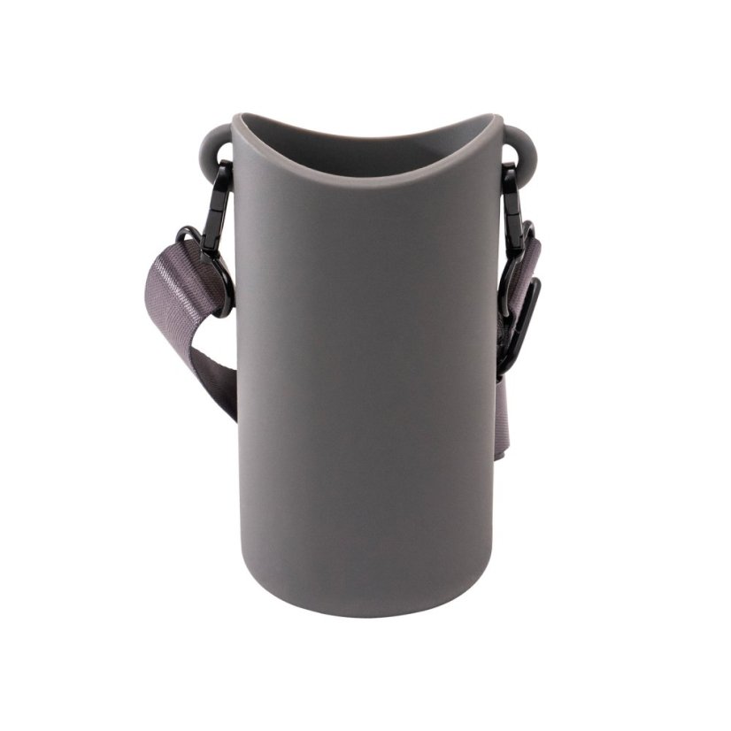 Asobu Bestie Sling — Flaschenhülle mit Trageriemen, grau