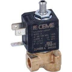 Ascaso électrovanne 3 voies ceme 18f 120v pour machines à espresso
