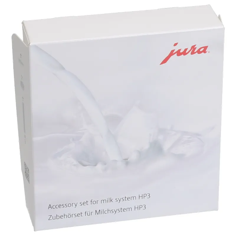 Sada na napeňovanie mlieka so štyrmi hadicami, výpusťom mlieka a násadkami pre kávovary Jura HP3