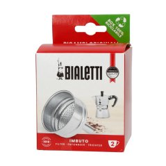 Bialetti Ersatztrichter für Espressokocher aus Aluminium 2 Tassen