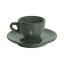 La Marzocco — sada 6 šálků a podšálků espresso, 65 ml, šedé