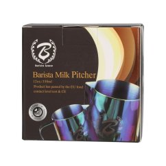 Barista Space – kanvička na mlieko 350 ml – Teflon Star Night Black