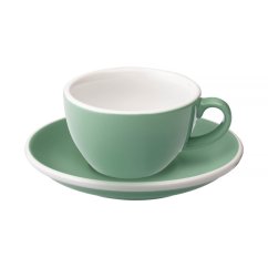 Loveramics Egg — šálek s podšálkem Flat White 150 ml, mátový