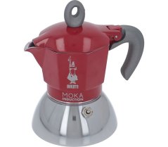 Moka induction 2 šálky červená bialetti