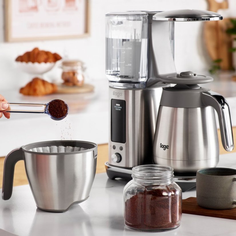 Sage - the Luxe Brewer Thermal - Filterkaffeemaschine SDC465BSS - Silber