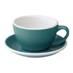 Loveramics Egg Cafe Latte – ceașcă cu farfurioară 300 ml – Teal