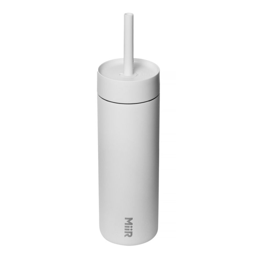 MiiR - Sipper Straw Bottle Weiß 470ml