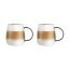 Vialli Design - Set de 2 tasses Bolla avec anse grise 400 ml
