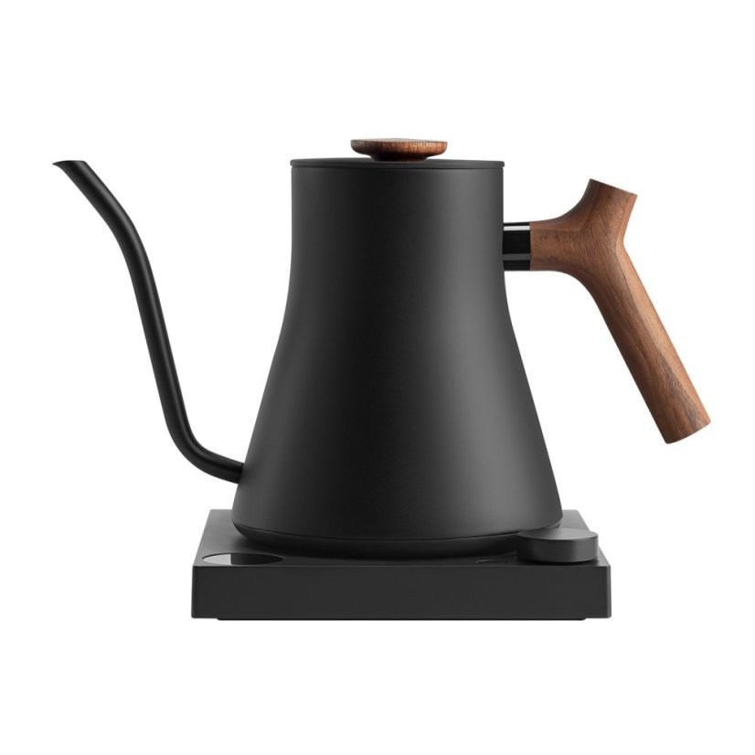 Fellow Stagg EKG PRO - Elektrischer Pour-Over Wasserkocher - Mattschwarz mit Walnussgriff Fellow Stagg EKG PRO - Elektrischer Pour-Over Wasserkocher - Mattschwarz mit Walnussgriff