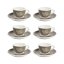 La Marzocco - Sada 6 espresso šálků s podšálky 65 ml - béžová